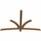 Ekena Millwork Davenport Timber Gable Bracket, Western Red Cedar, 72"W x 48"H x 1 1/2"D x 3 1/2"F, 16/12 Pitch GBW072X48X0204DAV00SWR - alternate 5